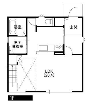 渡利字番匠町　３６３０万円 3630万円、3LDK、土地面積155.74m<sup>2</sup>、建物面積100.19m<sup>2</sup> 3630万円、3LDK、土地面積155.74m<sup>2</sup>、建物面積100.19m<sup>2</sup> 1F間取り図