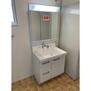 サンガーデン石江Ｎｏ．１ 三面鏡タイプのシャワー付き洗面化粧台