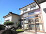 北沢字鍋倉　４９５万円 南側から正面玄関側を撮影。二世帯住宅としても利用可能なゆとりの６DK♪
