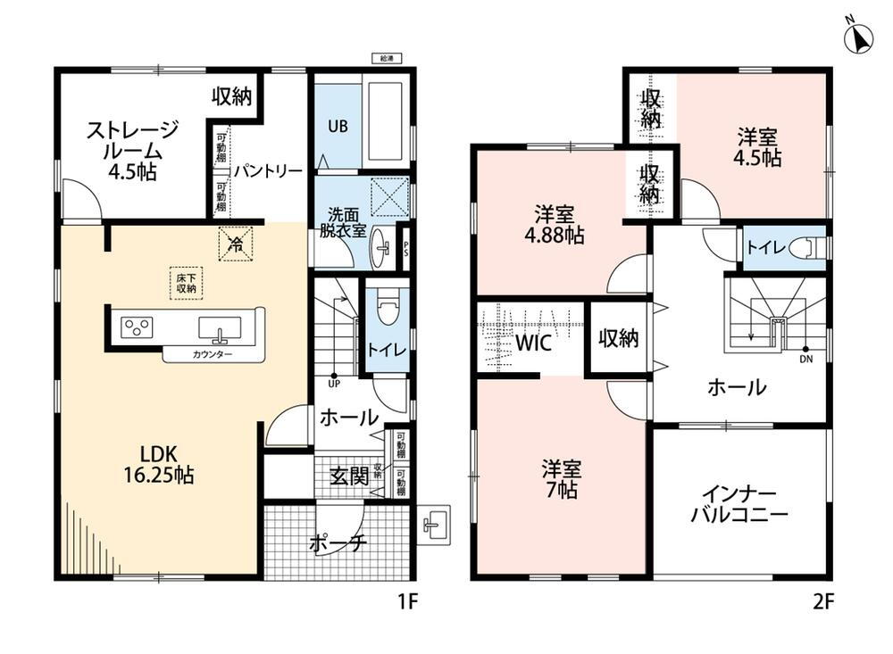 保原町字鉄炮町（保原駅）　２５８０万円 2580万円、3LDK+S（納戸）、土地面積168.43m<sup>2</sup>、建物面積108.48m<sup>2</sup> 