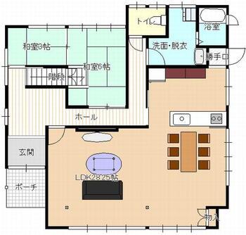 吾妻町（米沢駅）　１１９８万円 1198万円、6LDK、土地面積369.94m<sup>2</sup>、建物面積164.76m<sup>2</sup> 