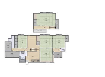 泉町２（南米沢駅）　２００万円 200万円、5DK、土地面積214.73m<sup>2</sup>、建物面積149.59m<sup>2</sup> 