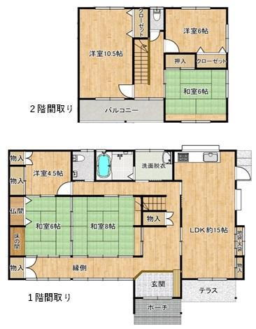 万世町牛森（米沢駅）　１６９０万円 1690万円、6LDK、土地面積753.25m<sup>2</sup>、建物面積155.83m<sup>2</sup> 和室も有り、ゆったりとした間取りの室内です