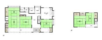 島貫（赤湯駅）　１４２０万円 1420万円、6DK、土地面積404.85m<sup>2</sup>、建物面積129.58m<sup>2</sup> ６DKの間取りで来客時にも使いやすい間取り！