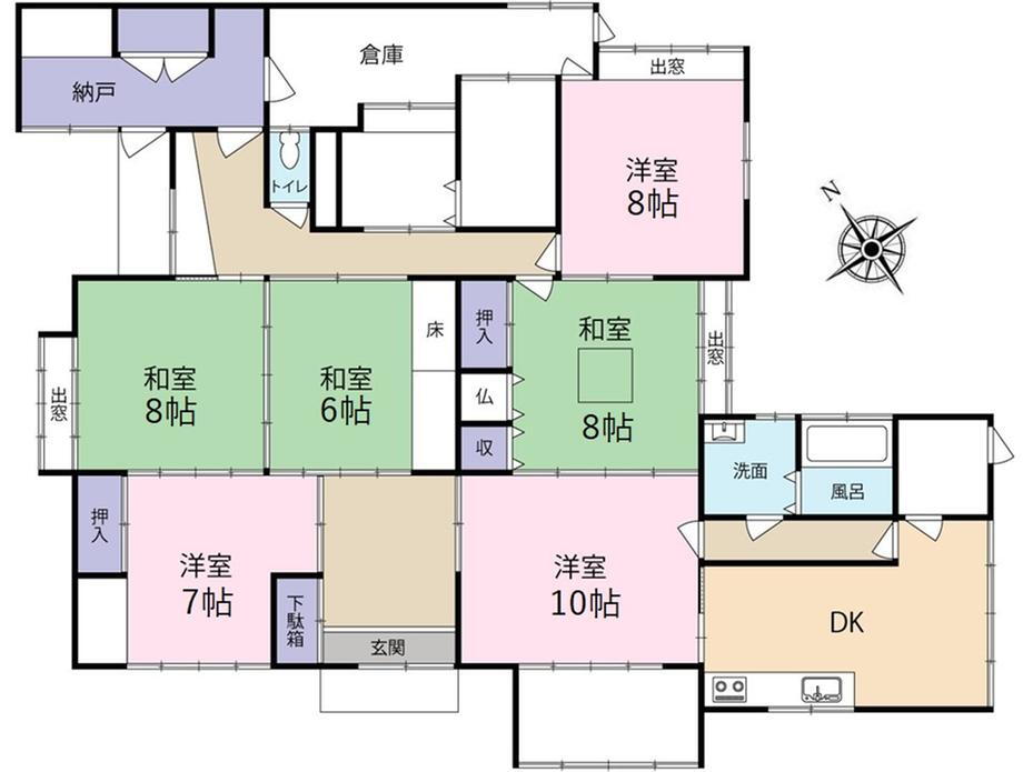 茨城県北茨城市華川町小豆畑 中古住宅 物件詳細