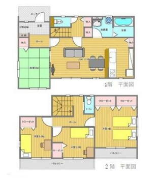 六供町（前橋駅）　３４５０万円 3450万円、4LDK、土地面積170.21m<sup>2</sup>、建物面積102.26m<sup>2</sup> 高品質の住宅を、お求めやすい価格でご提供するために、「安心・品質・行程・原価管理」の徹底を行っております。こちらの間取りは収納にこだわって作成しております。この面積では困ることの…