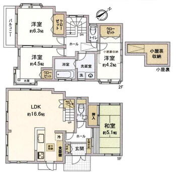 辻堂新町３（辻堂駅）　３９８０万円 3980万円、4LDK、土地面積104.46m<sup>2</sup>、建物面積90m<sup>2</sup> 4ＬＤＫ+小屋裏収納付き！