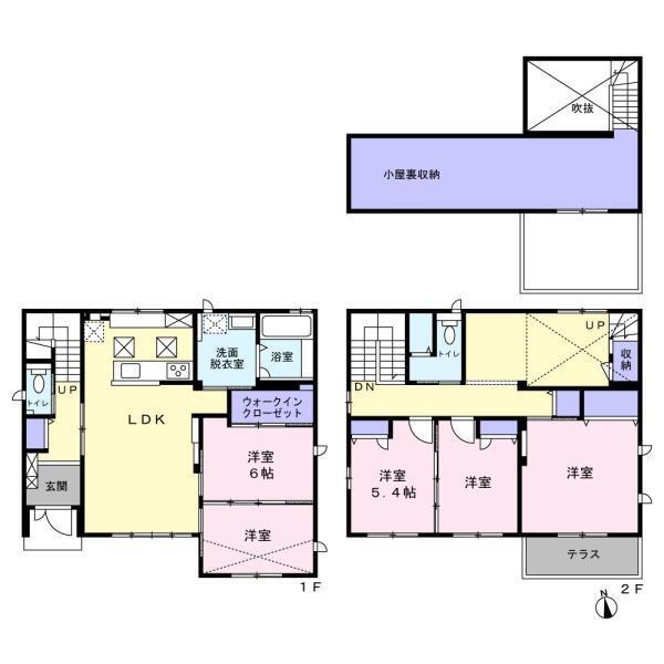 連取町（新伊勢崎駅）　４６８０万円 4680万円、5LDK+S、土地面積200.68m<sup>2</sup>、建物面積164.44m<sup>2</sup> 