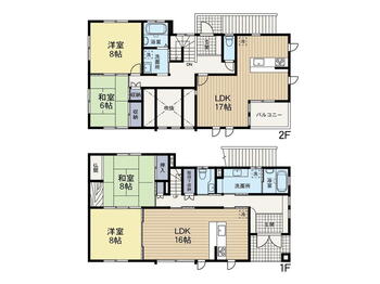 東柏ケ谷１（さがみ野駅）　７０８０万円 7080万円、4LLDDKK、土地面積204.95m<sup>2</sup>、建物面積163.96m<sup>2</sup> 