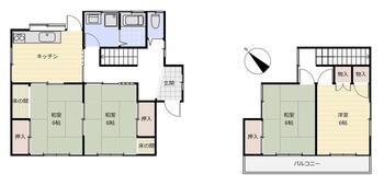 中居町４（倉賀野駅）　１３００万円 1300万円、4DK、土地面積140.42m<sup>2</sup>、建物面積81.56m<sup>2</sup> 