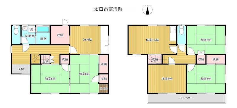 群馬県太田市富沢町 細谷駅 中古住宅 物件詳細