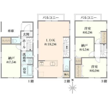 神奈川県川崎市幸区南加瀬１ 新川崎駅 中古一戸建て・中古住宅
