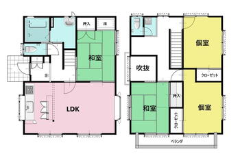 松前台６（新守谷駅）　１５８０万円 1580万円、4LDK、土地面積132.24m<sup>2</sup>、建物面積101.34m<sup>2</sup> 4LDK