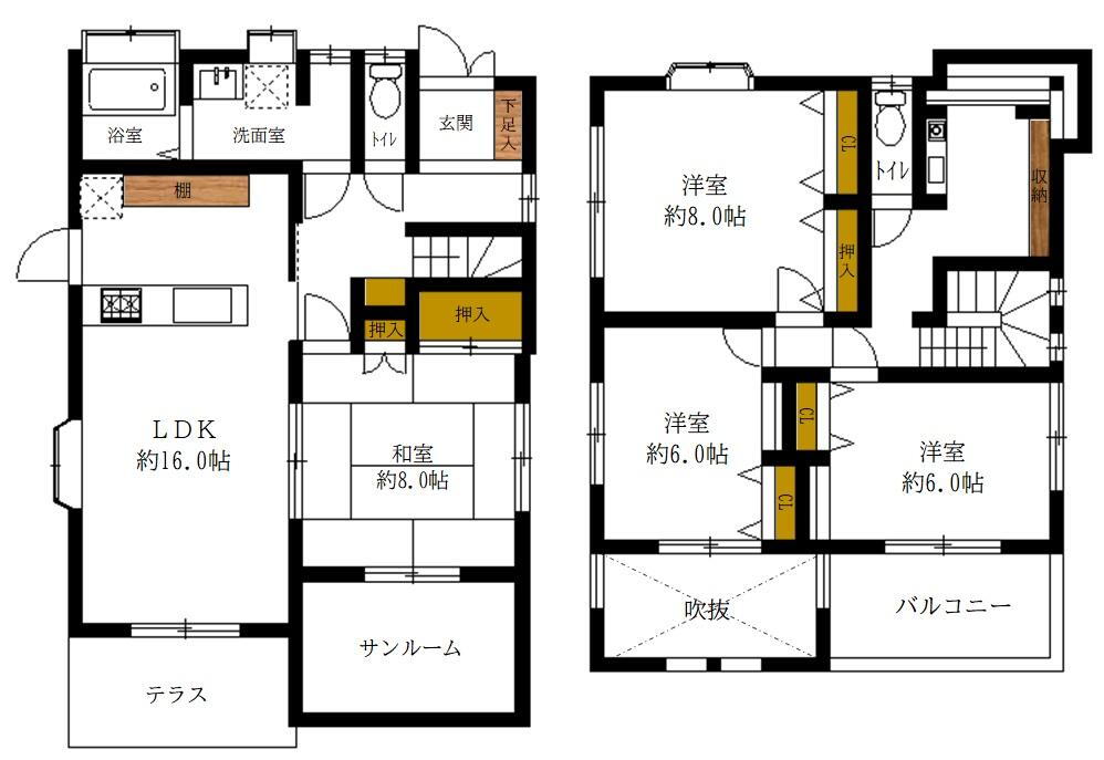 埼玉県北葛飾郡松伏町ゆめみ野６ 吉川駅 中古住宅 物件詳細