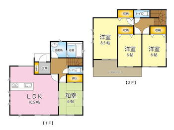 米山南町（堀米駅）　１８３０万円 1830万円、4LDK、土地面積188.17m<sup>2</sup>、建物面積102.68m<sup>2</sup> 