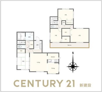 三咲１（三咲駅）　３１００万円 3100万円、4LDK、土地面積168.36m<sup>2</sup>、建物面積108.47m<sup>2</sup> 