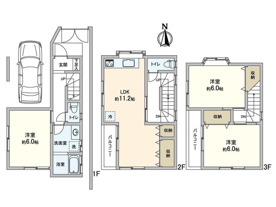 埼玉県蕨市塚越３ 蕨駅 中古住宅 物件詳細