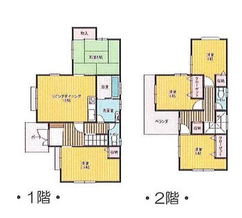 大巌寺町（蘇我駅）　２０９８万円 2098万円、5LDK、土地面積126.07m<sup>2</sup>、建物面積96.05m<sup>2</sup> 