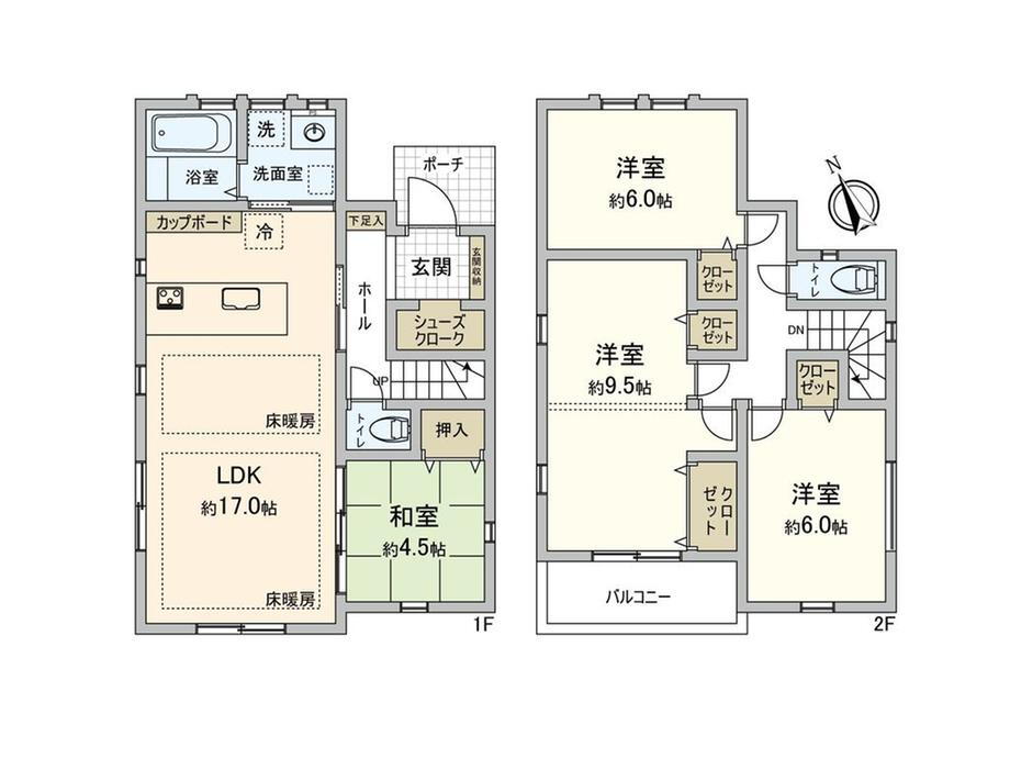 東京都東村山市久米川町２ 新秋津駅 新築一戸建て 物件詳細