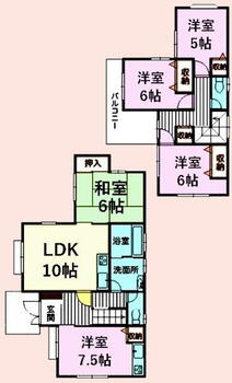 大巌寺町（大森台駅）　１９９９万円 1999万円、5LDK、土地面積126.07m<sup>2</sup>、建物面積96.05m<sup>2</sup> 