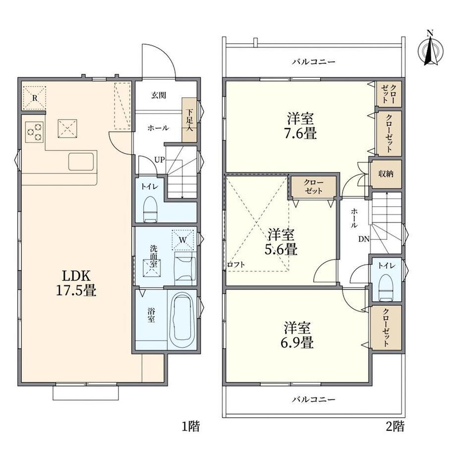 東京都府中市北山町３ 谷保駅 新築一戸建て 物件詳細