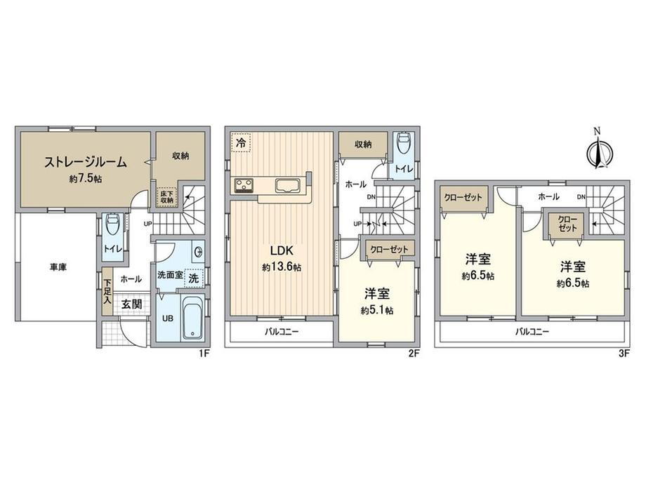 千葉県千葉市稲毛区小仲台８ 稲毛駅 新築一戸建て 物件詳細