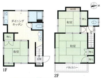 東葛西１（葛西駅）　９９０万円 990万円、3DK、土地面積40.68m<sup>2</sup>、建物面積51.06m<sup>2</sup> 