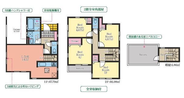 東京都江戸川区西一之江２ 一之江駅 新築一戸建て 物件詳細