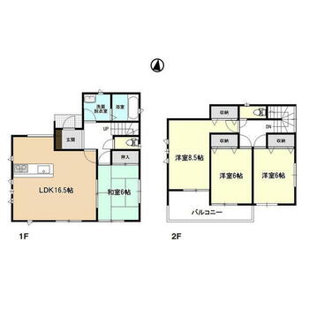 米山南町（佐野駅）　１８３０万円 1830万円、4LDK、土地面積214.11m<sup>2</sup>、建物面積102.68m<sup>2</sup> 