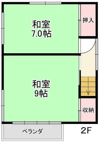 鹿手袋６（武蔵浦和駅）　２５００万円 2500万円、3DK、土地面積84.72m<sup>2</sup>、建物面積69.06m<sup>2</sup> 2F
