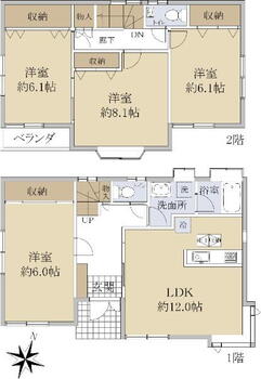 習志野台１（高根木戸駅）　２９８０万円 2980万円、4LDK、土地面積131.28m<sup>2</sup>、建物面積94.81m<sup>2</sup> 