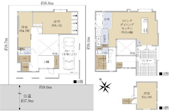 東京都世田谷区代田３ 梅ヶ丘駅 中古住宅 物件詳細