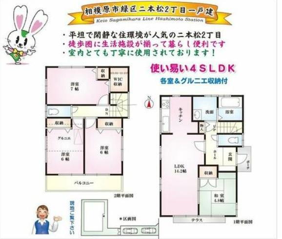 神奈川県相模原市緑区二本松２ 橋本駅 中古住宅 物件詳細