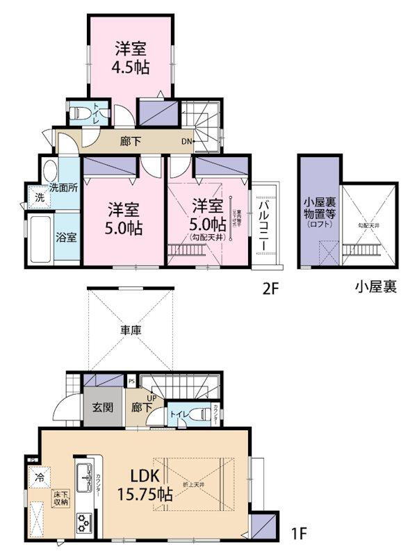 埼玉県さいたま市浦和区領家６ 北浦和駅 新築一戸建て 物件詳細