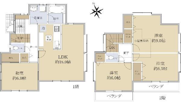 中山　２９８０万円 2980万円、4LDK、土地面積136.96m<sup>2</sup>、建物面積98.01m<sup>2</sup> 