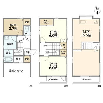 由比ガ浜４（和田塚駅）　５９８０万円 5980万円、2LDK+S、土地面積73.52m<sup>2</sup>、建物面積77.83m<sup>2</sup> 