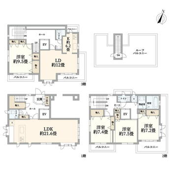 奥戸６（小岩駅）　９２８０万円 9280万円、4LDK、土地面積156.33m<sup>2</sup>、建物面積201.78m<sup>2</sup> 