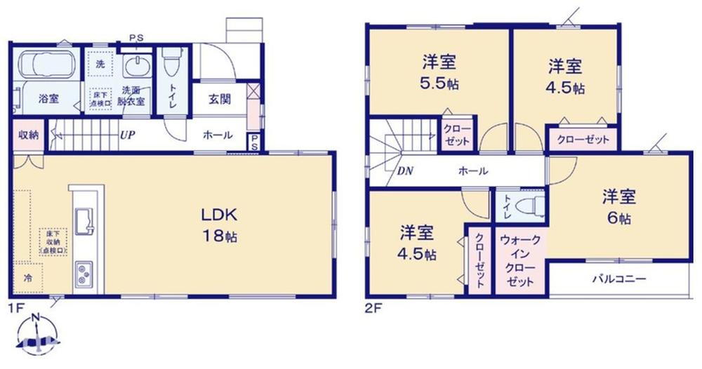 千葉県鎌ケ谷市北中沢２ 北初富駅 新築一戸建て 物件詳細