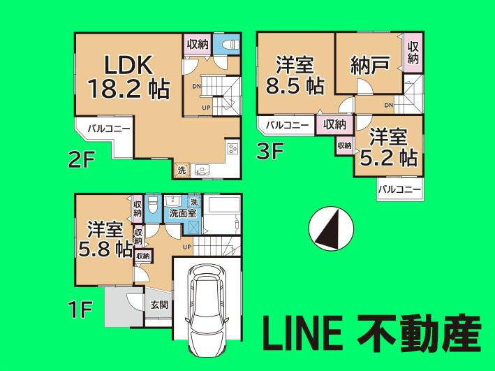 埼玉県さいたま市見沼区深作2 七里駅 中古一戸建て・中古住宅