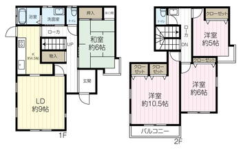 大字七本木（神保原駅）　１２８０万円 1280万円、4LDK、土地面積150.13m<sup>2</sup>、建物面積109.92m<sup>2</sup> ４ＬＤＫで各居室収納付き☆彡<BR>リビング・ダイニングスペースとキッチンが仕切られているので気になるにおいや音の心配が少ないのが良い所(^^♪