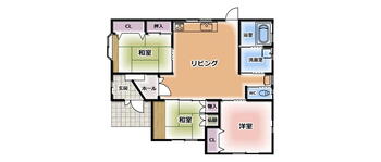 梅田町１（西桐生駅）　１０５０万円 1050万円、3LDK、土地面積555.26m<sup>2</sup>、建物面積83.63m<sup>2</sup> 