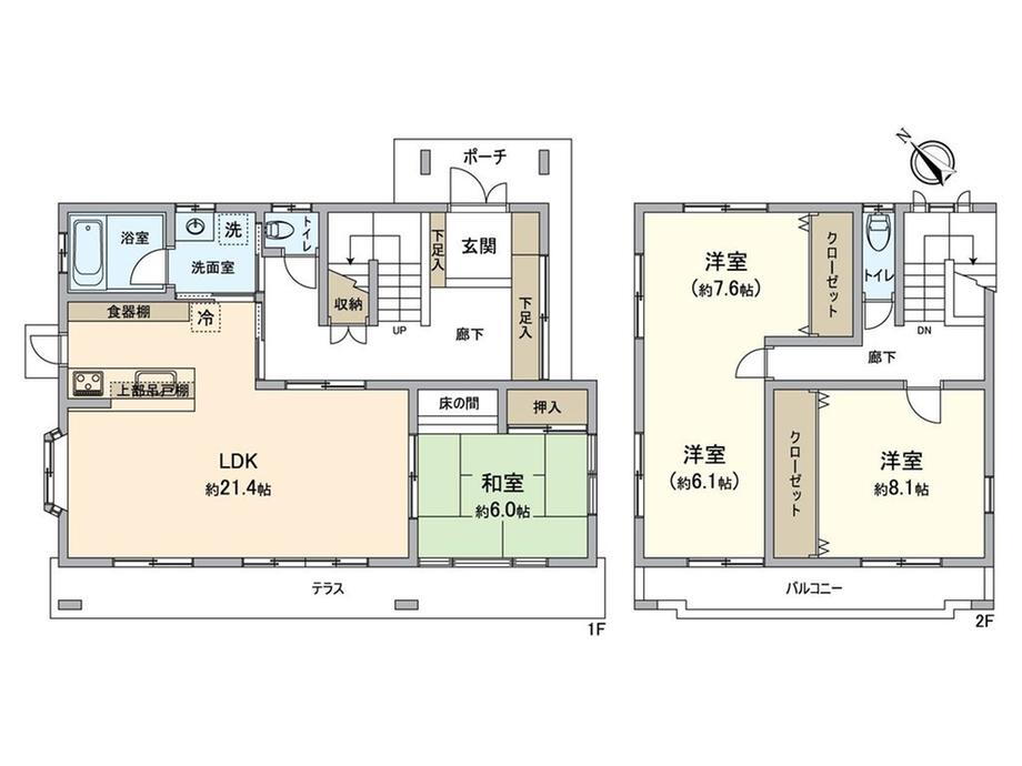 東京都八王子市元八王子町２ 高尾駅 中古住宅 物件詳細
