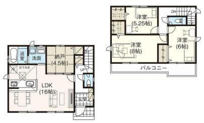 高浜４（稲毛海岸駅）　４０９０万円 4090万円、3LDK、土地面積111.45m<sup>2</sup>、建物面積96.05m<sup>2</sup> 土地面積111.45平米　建物面積96.05平米