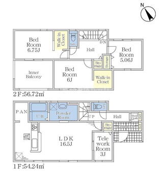 菅谷　２４９０万円 2490万円、4LDK、土地面積254.66m<sup>2</sup>、建物面積110.96m<sup>2</sup> 