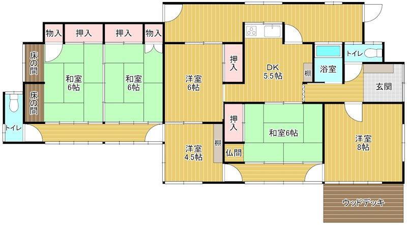 群馬県桐生市堤町３ 丸山下駅 中古住宅 物件詳細