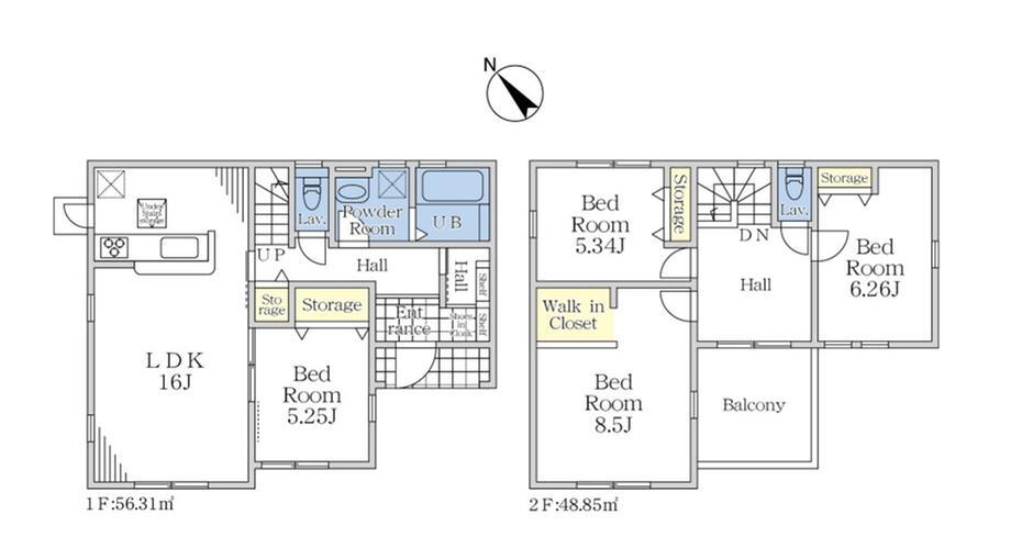 笠原町　３１９０万円 3190万円、4LDK、土地面積251.06m<sup>2</sup>、建物面積105.16m<sup>2</sup> 　 ☆各部屋を最大限に広く使って頂ける様、全居室に大容量の収納付き。玄関回りもスッキリ片付く便利なSICも配備！バルコニーに面した2階ホールは明るく自由な空間です♪