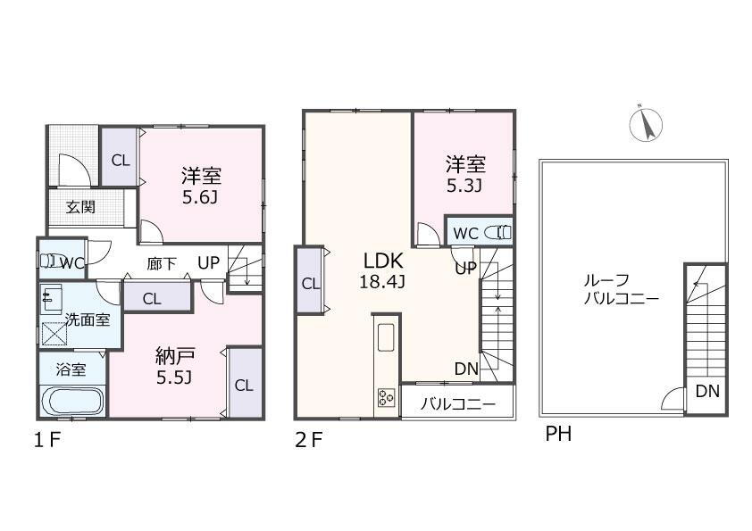 豊田平等寺　３０８０万円 3080万円、2LDK+S（納戸）、土地面積82.04m<sup>2</sup>、建物面積86.69m<sup>2</sup> 