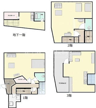 赤坂６（赤坂駅）　２億円 2億円、2LDK、土地面積83.57m<sup>2</sup>、建物面積124.22m<sup>2</sup> 現況が異なる場合は現況優先とさせていただきます。