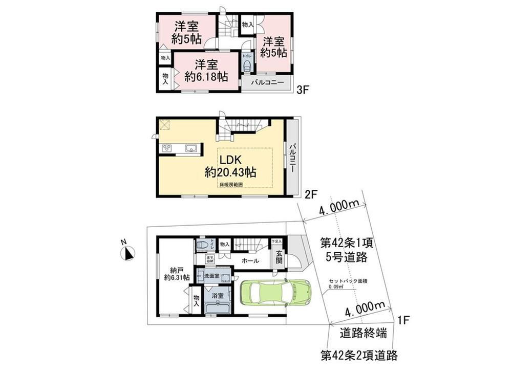 東京都足立区梅田６ 梅島駅 新築一戸建て 物件詳細