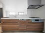市川市田尻３丁目　新築一戸建て 2.5ｍ有る広々した食洗器付きキッチン。